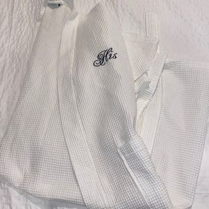 His Egyptian cotton robe